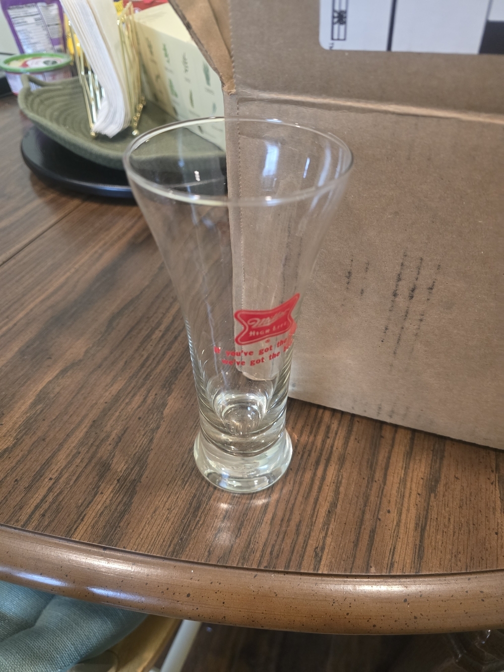 Miller High Life | Vintage Pilsner Beer Glass